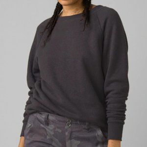 PrAna Cozy Up Sweatshirt Charcoal NWT
